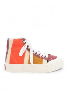 Palm Moroccan Sneaker in Brown by Good News - ShopCurious