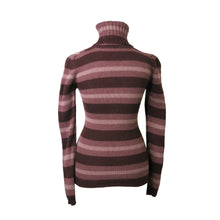 Load image into Gallery viewer, 1960s Biba Striped Wool Jumper – Plum - ShopCurious
