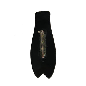 1970s Biba Black Locust Brooch - ShopCurious