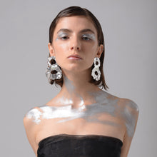 Load image into Gallery viewer, Figure 8 FOLD Earrings with Natural Freshwater Pearls - ShopCurious
