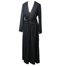 Load image into Gallery viewer, Belville Sassoon Long Dress with Butterfly Motif - shopcurious
