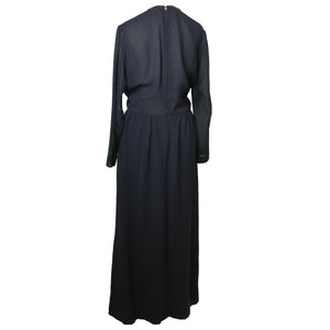 Belville Sassoon Long Dress with Butterfly Motif - shopcurious