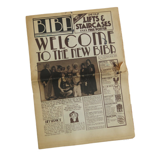 Big Biba Launch Newspaper - ShopCurious