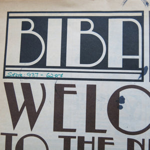 Big Biba Launch Newspaper - ShopCurious