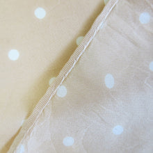 Load image into Gallery viewer, 1960s Biba Polka Dot Silk Square – Peachy Beige - ShopCurious
