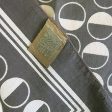 Load image into Gallery viewer, 1960s Biba Cotton Scarf Square – Dark Brown - ShopCurious
