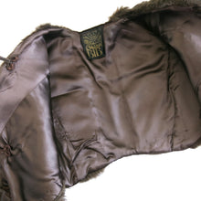 Load image into Gallery viewer, Vintage Biba Faux Fur and Velvet Stole/Wrap – Brown - ShopCurious
