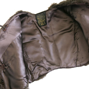 Vintage Biba Faux Fur and Velvet Stole/Wrap – Brown - ShopCurious