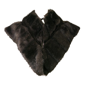 Vintage Biba Faux Fur and Velvet Stole/Wrap – Brown - ShopCurious