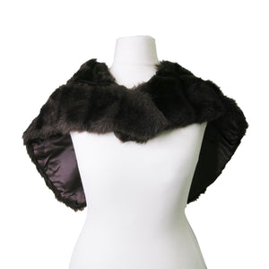 Vintage Biba Faux Fur and Velvet Stole/Wrap – Brown - ShopCurious