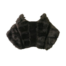 Load image into Gallery viewer, Vintage Biba Faux Fur and Velvet Stole/Wrap – Brown - ShopCurious
