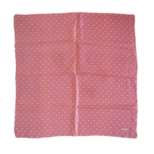 Load image into Gallery viewer, 1960s Biba Polka Dot Silk Square – Dusky Pink - ShopCurious
