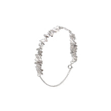 Load image into Gallery viewer, White gold FOLD bracelet - ShopCurious
