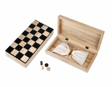 Load image into Gallery viewer, Mango Wood Chess and Draughts Set - ShopCurious
