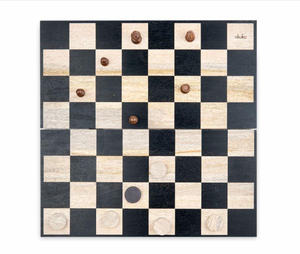 Mango Wood Chess and Draughts Set - ShopCurious