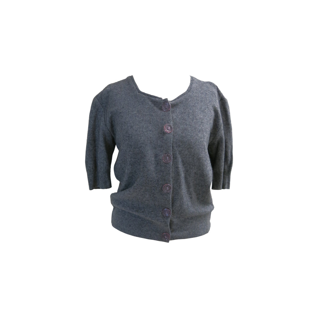 Christa Davis Vintage Recycled Cashmere Cardigan - shopcurious