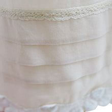 Load image into Gallery viewer, Embroidered Cream Cotton Dress with Tie Belt - ShopCurious
