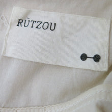 Load image into Gallery viewer, Embroidered Cream Cotton Dress with Tie Belt - ShopCurious

