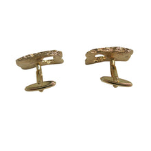 Load image into Gallery viewer, Cufflinks - Buckle Style Brutalist Design, Gold - shopcurious

