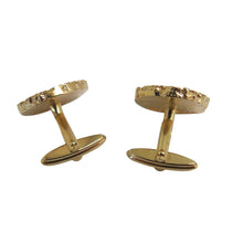 Load image into Gallery viewer, Cufflinks – Rounded Square Brutalist Design, Gold - shopcurious

