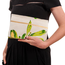 Load image into Gallery viewer, Kawaii Cute: Upcycled Obi Envelope Clutch/Shoulder Bag - ShopCurious
