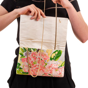 Kawaii Cute: Upcycled Obi Envelope Clutch/Shoulder Bag - ShopCurious