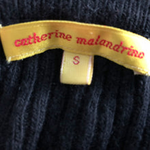 Load image into Gallery viewer, Catherine Malandrino Striped Lurex Wool V-Neck Jumper - ShopCurious
