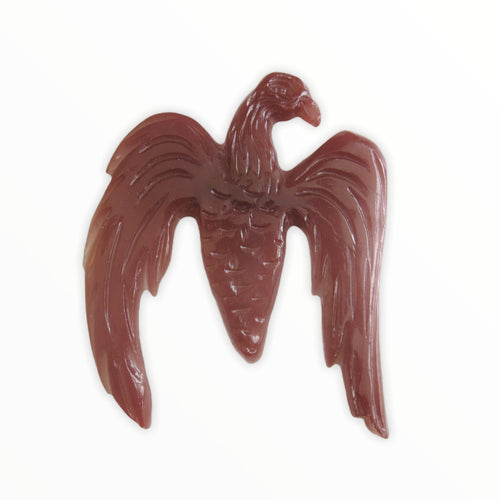 1960s Biba Brown Resin Eagle Brooch - ShopCurious