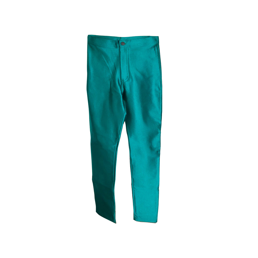 American Apparel Emerald Green Disco Pants - ShopCurious