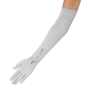 Desdemona - Silk Opera Glove with Mousquetaire - shopcurious