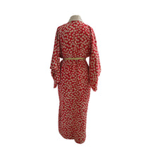 Load image into Gallery viewer, Golden Flower Vintage Kimono - ShopCurious
