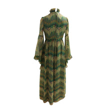 Load image into Gallery viewer, Clothes by Samuel Sherman Vintage 1970s Angel Sleeve Maxi Dress - ShopCurious
