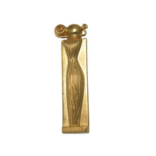 Load image into Gallery viewer, Gold Perfume Bottle Pin – Vintage Givenchy - shopcurious

