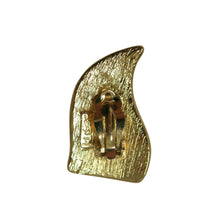 Load image into Gallery viewer, Golden Flame Earrings – Vintage YSL - shopcurious
