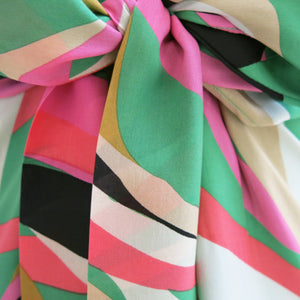 Issa Multicoloured Tropical Print Silk Dress - ShopCurious