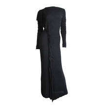 Load image into Gallery viewer, Vintage Jean-Paul Gaultier Bias Cut Jersey Diagonal Frill Dress - shopcurious

