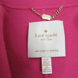 Pre-loved Kate Spade Colour Clash Wool Mix Duster Coat - ShopCurious