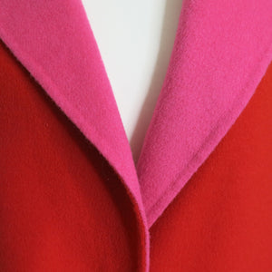 Pre-loved Kate Spade Colour Clash Wool Mix Duster Coat - ShopCurious