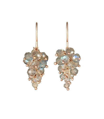 Labradorite Grape Earrings - shopcurious