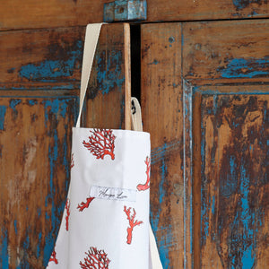 Coral Print Apron - shopcurious