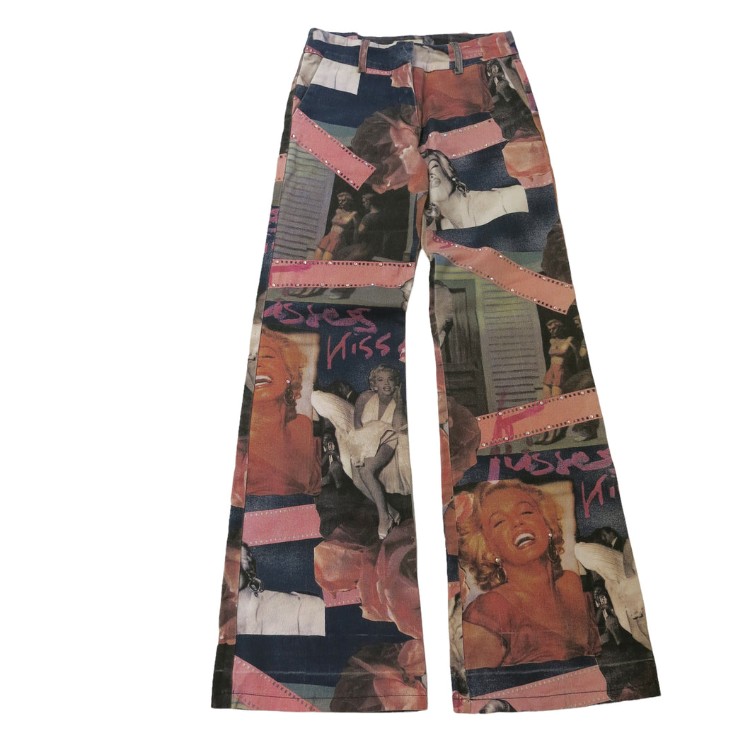 Marilyn Monroe Themed Jeans - UK Size 8 - shopcurious