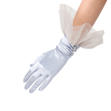 Load image into Gallery viewer, Melody - Satin Glove with Ballerina Tulle Cuff - shopcurious
