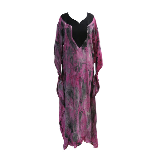 Histoire de Soie Hand Painted Silk Robe - shopcurious