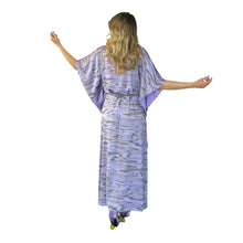 Load image into Gallery viewer, Mystique Kaftan - Lilac Liquid Swirl - shopcurious
