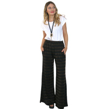 Load image into Gallery viewer, Handmade Nimbus Palazzo Pant in Bronze Stripe - shopcurious
