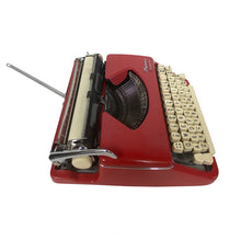 Load image into Gallery viewer, Olympia Splendid 99 Red Vintage Typewriter - ShopCurious
