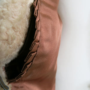 Vintage Blonde Persian Lambswool Jacket with Mink Trim - ShopCurious