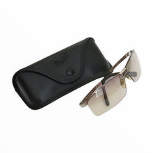 Load image into Gallery viewer, Persol Light Silver Metal Framed Sunglasses in Original Case - ShopCurious
