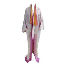 Load image into Gallery viewer, Plum and Ivory Floral Vintage Wedding Kimono - ShopCurious
