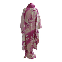 Load image into Gallery viewer, Plum and Ivory Floral Vintage Wedding Kimono - ShopCurious
